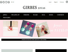 Tablet Screenshot of girbesjoyas.com